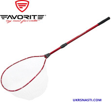 Подсак телескопический Favorite Arena ATLNRD1-190 Red длина 1,25-1,9м